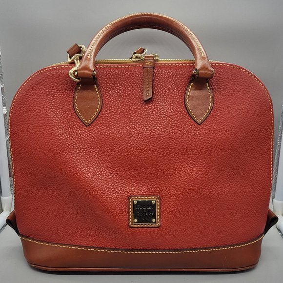 Dooney & Bourke Pebble Grain Zip Zip Satchel - Picture 1 of 17